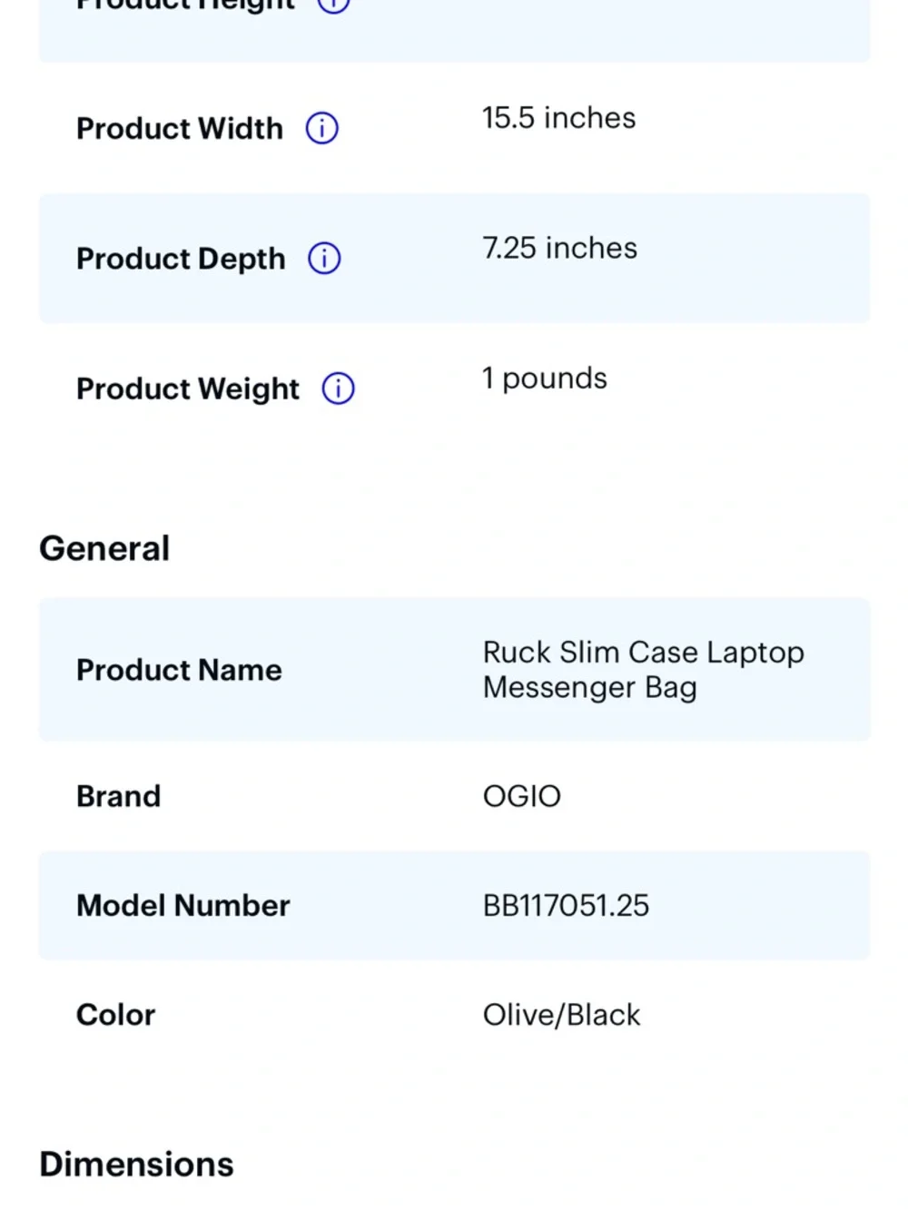 NWOT OGIO Ruck Slim Case, a messenger-style laptop bag designed for most 15-inch